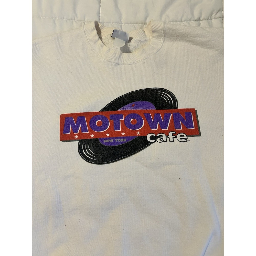 Vintage 90s Motown Cafe New York Pullover Sweatshirt Women's